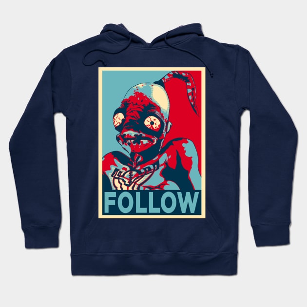 ODDWORLD ABE FOLLOW Hoodie by Theo_P